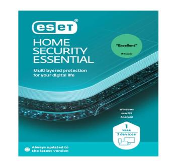 SESET Home Security Essential 3 User 1 Year